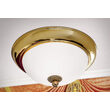 Plafoniera clasica alama aurita Aur 24k 2xE27/60W, Empire DL 7-086/2/35 Gold-Opal Orion